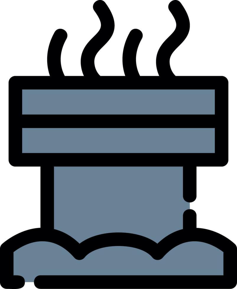 Chimney Creative Icon Design vector