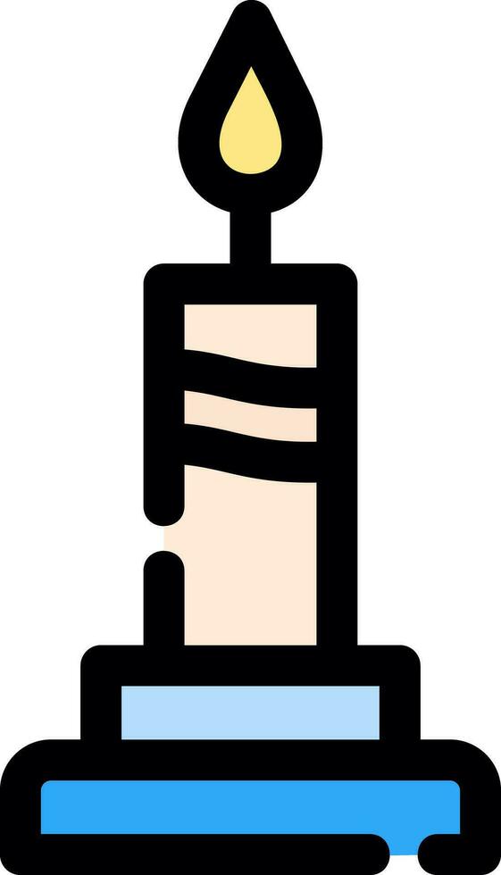 Candle Creative Icon Design vector