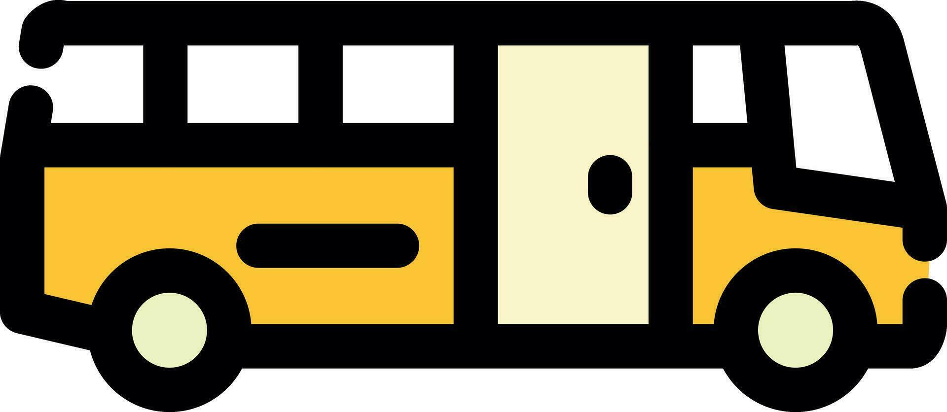 School Bus Creative Icon Design vector