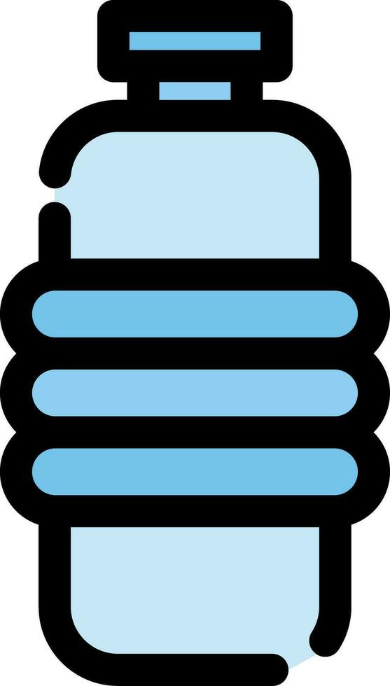 Water Bottle Creative Icon Design vector
