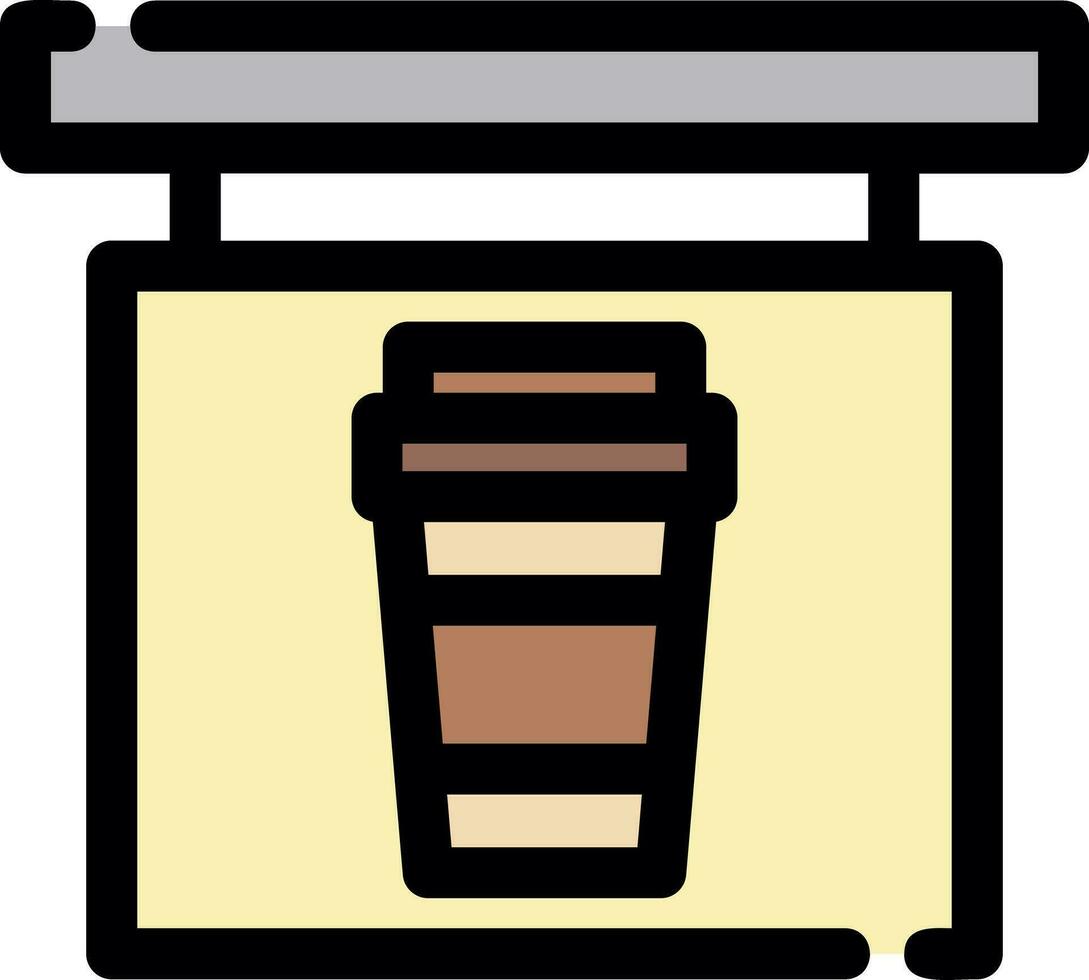 Coffee Shop Creative Icon Design vector