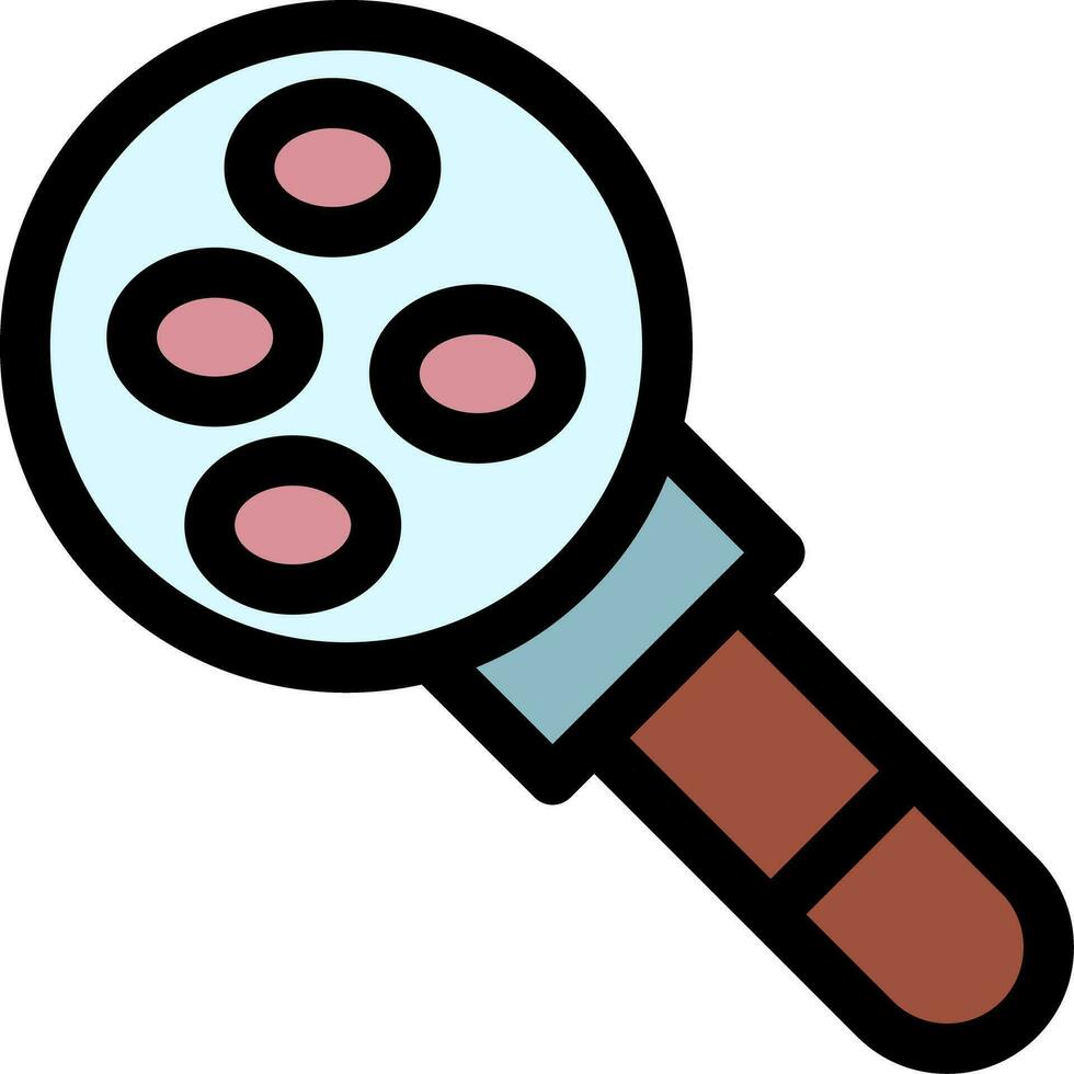 Magnifying Glass Creative Icon Design vector