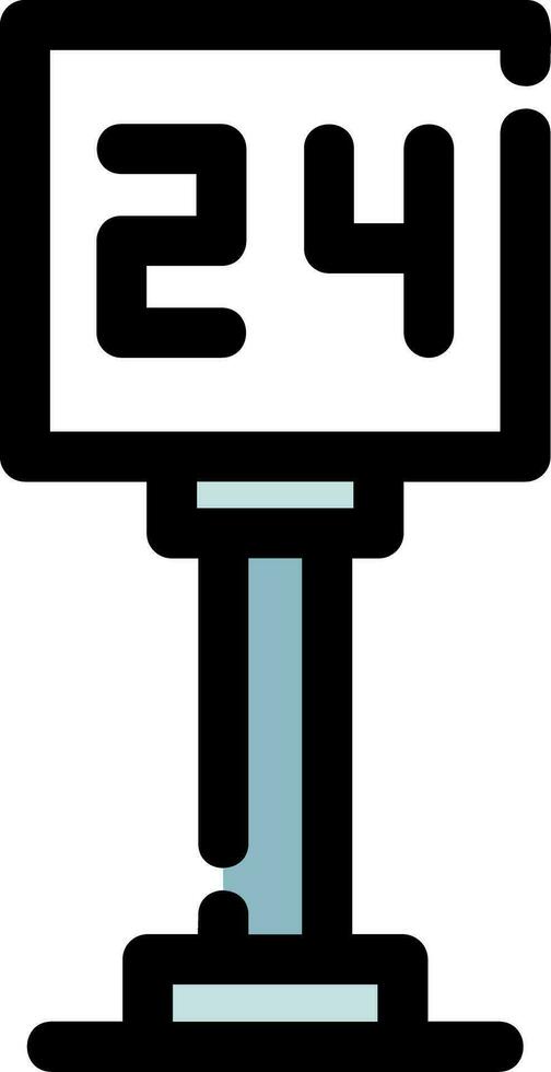 Hours Creative Icon Design vector