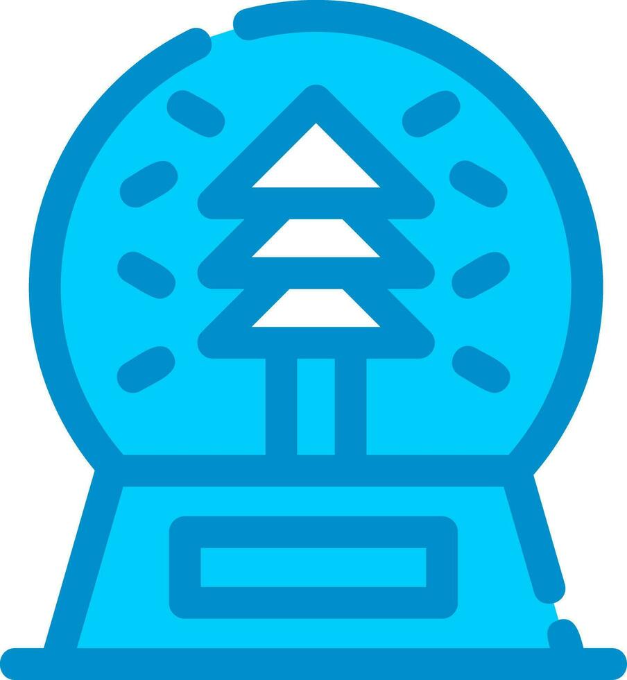 Snow Ball Creative Icon Design vector