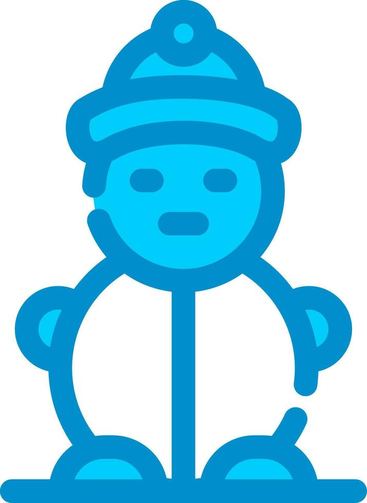 Snowman Creative Icon Design vector