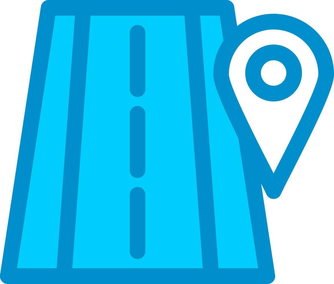 Road Location Creative Icon Design vector