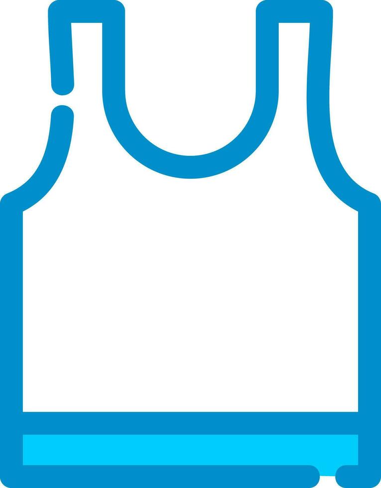Tank Top Creative Icon Design vector