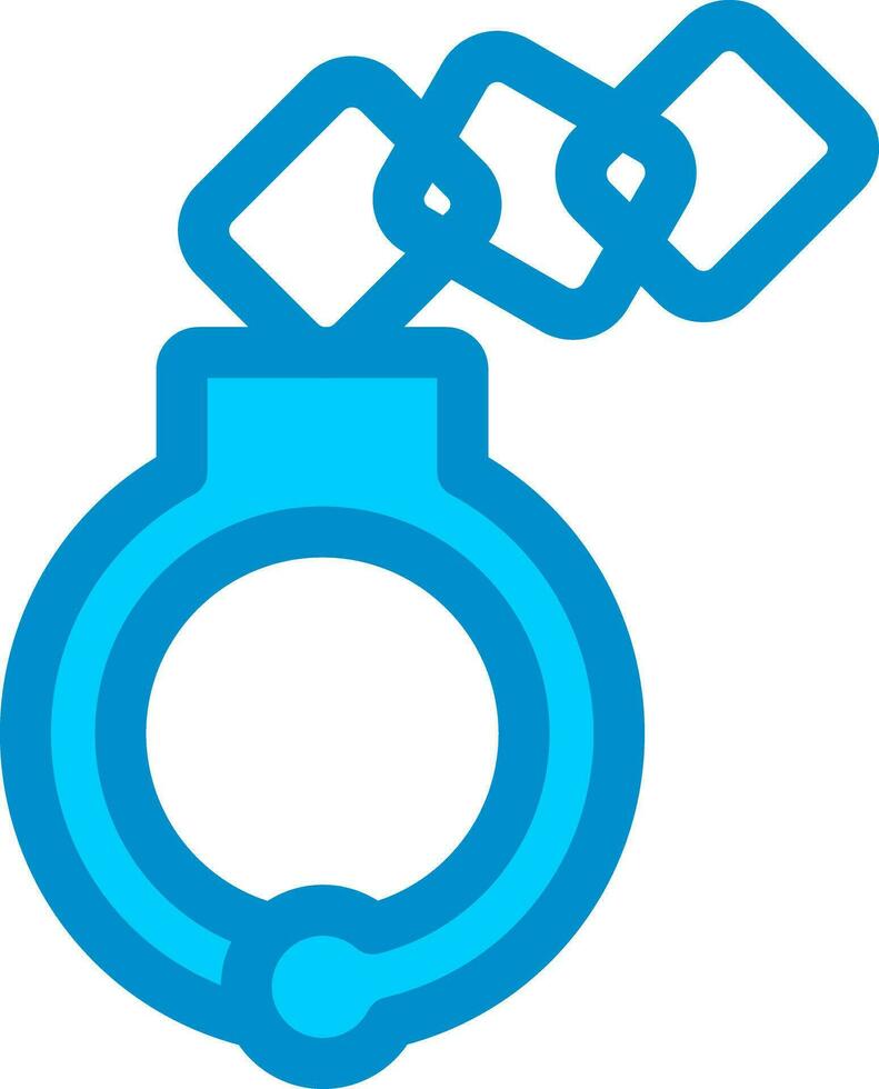 Handcuffs Creative Icon Design vector