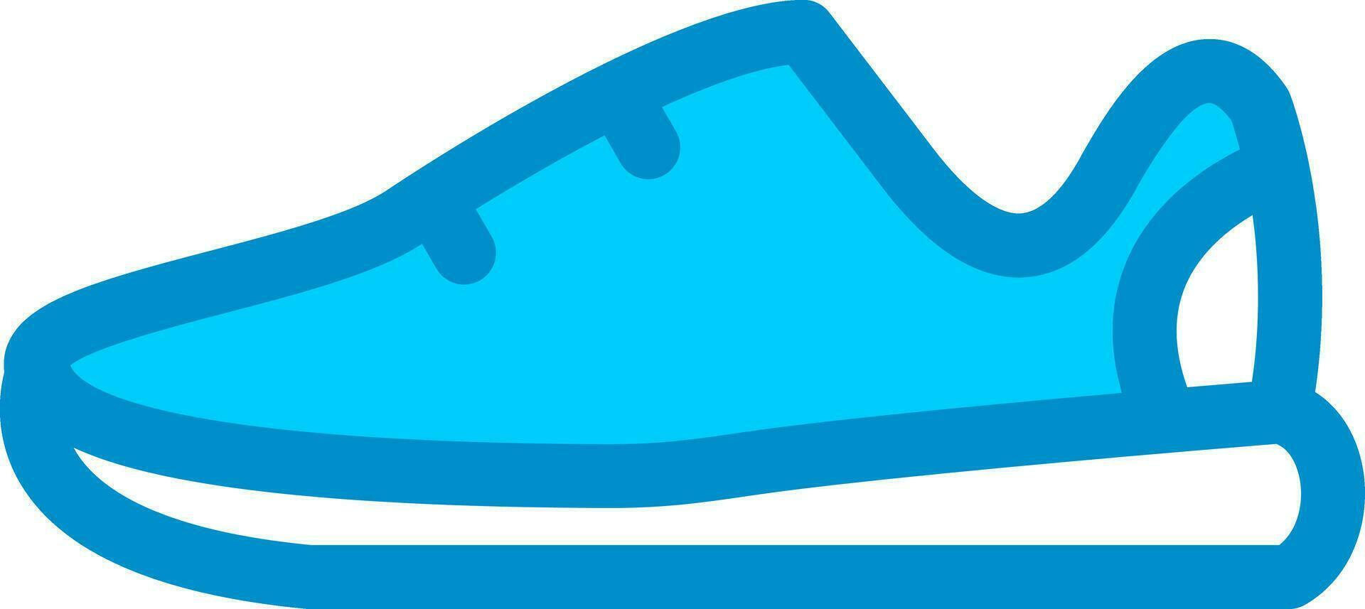 diseño de icono creativo de zapatillas vector