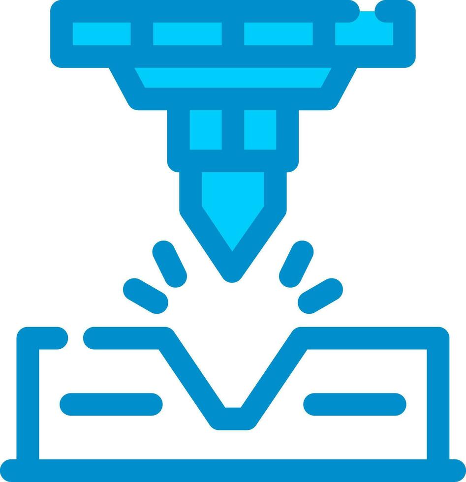 Bending Creative Icon Design vector