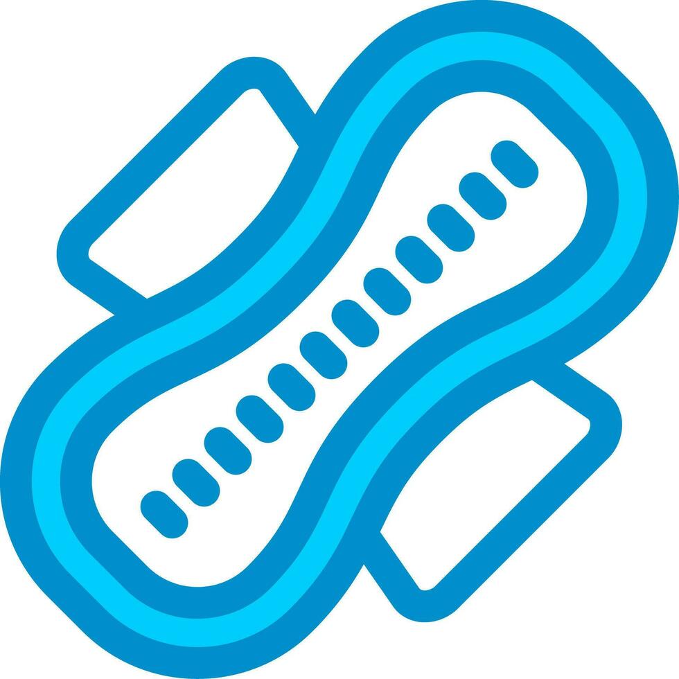 Sanitary Napkin Creative Icon Design vector