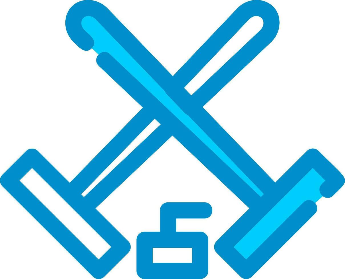 Curling Creative Icon Design vector
