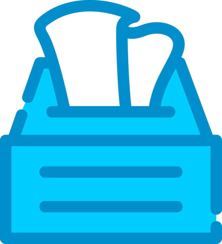 Tissue Box Creative Icon Design vector