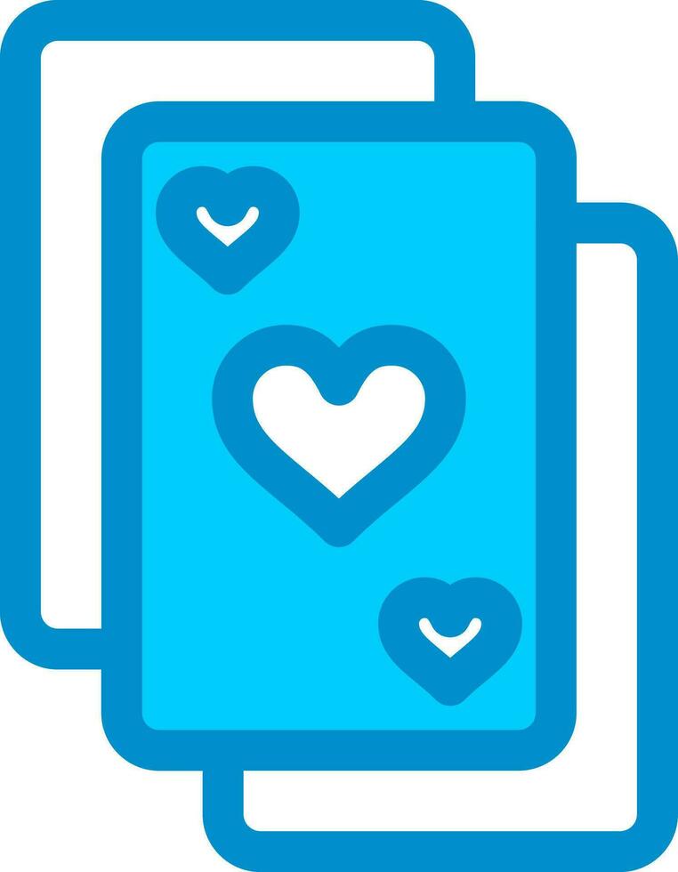 Playing Cards Creative Icon Design vector
