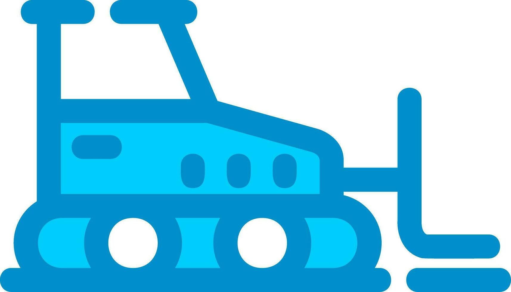 Bulldozer Creative Icon Design vector