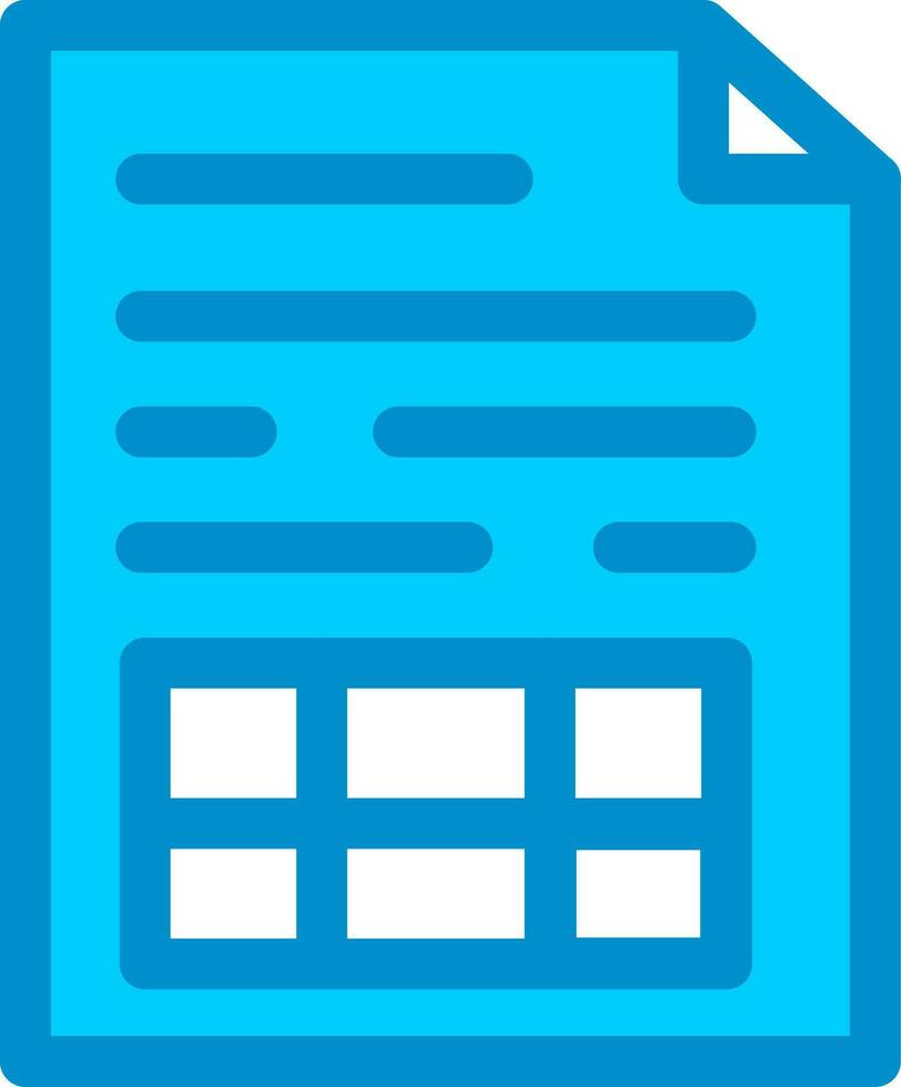 Spreadsheet Creative Icon Design vector