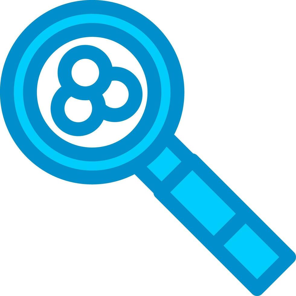 Magnifying Glass Creative Icon Design vector