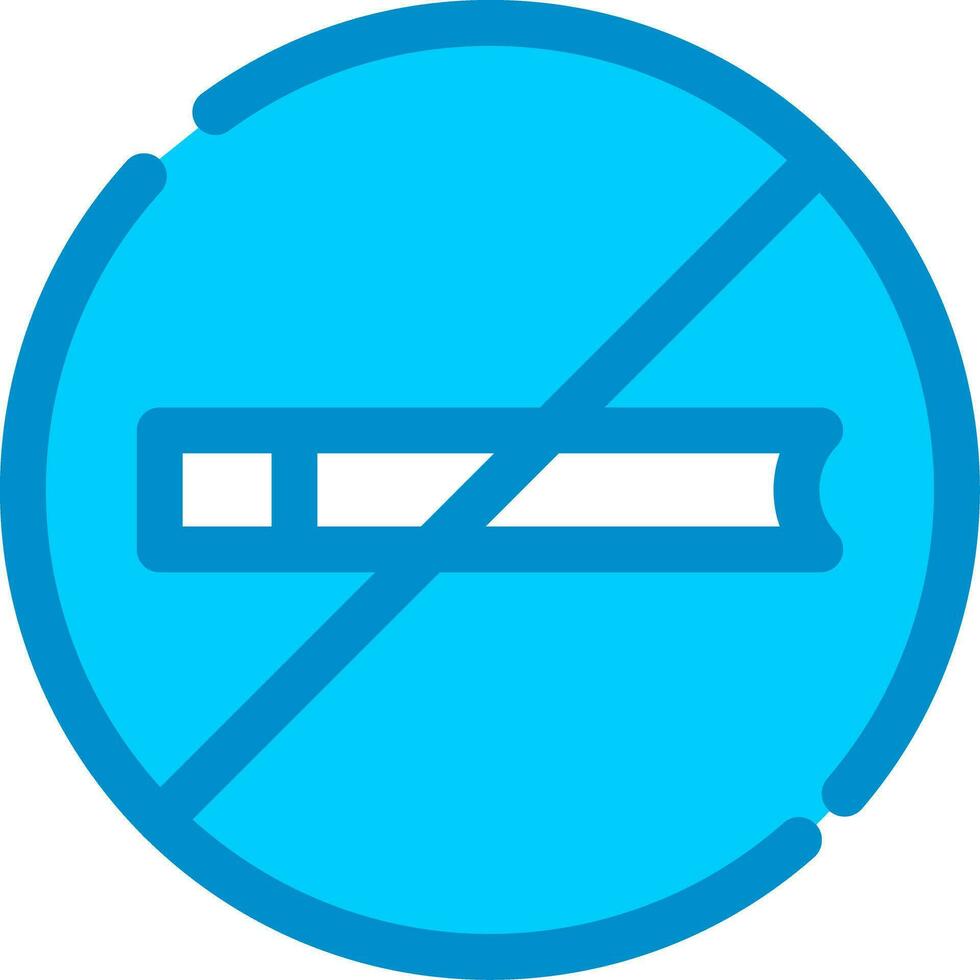 No Smoking Creative Icon Design vector