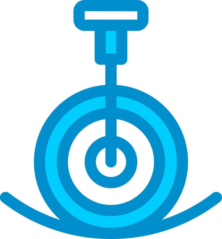 Unicycle Performance Creative Icon Design vector
