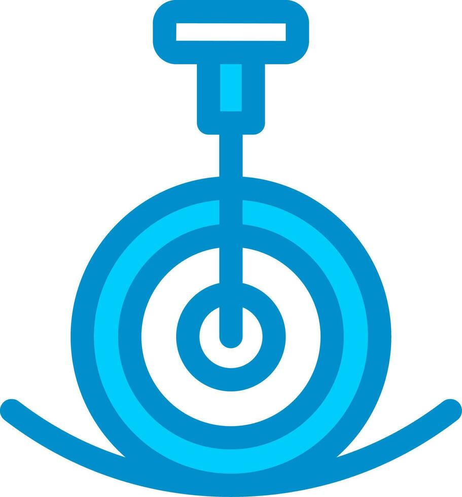 Unicycle Performance Creative Icon Design vector