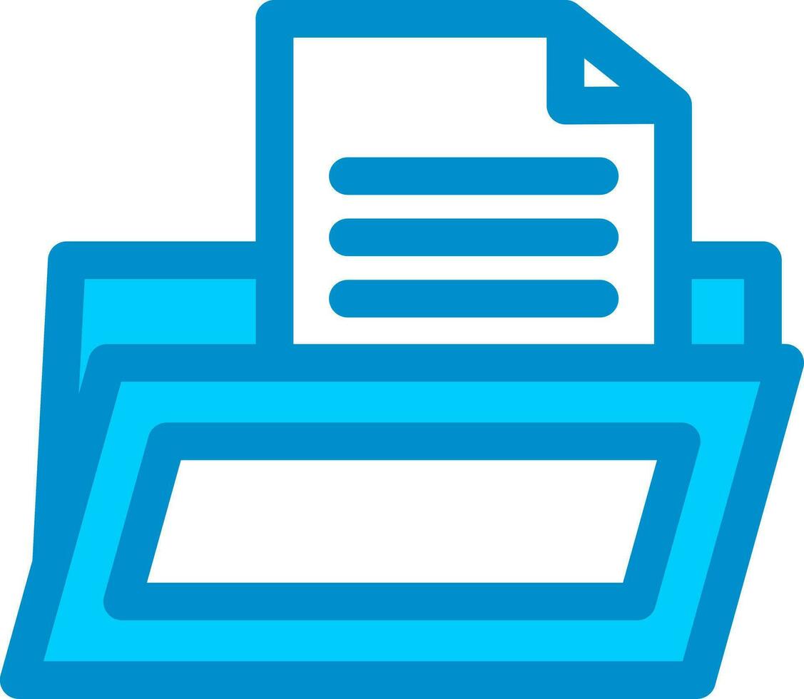 Folder Creative Icon Design vector