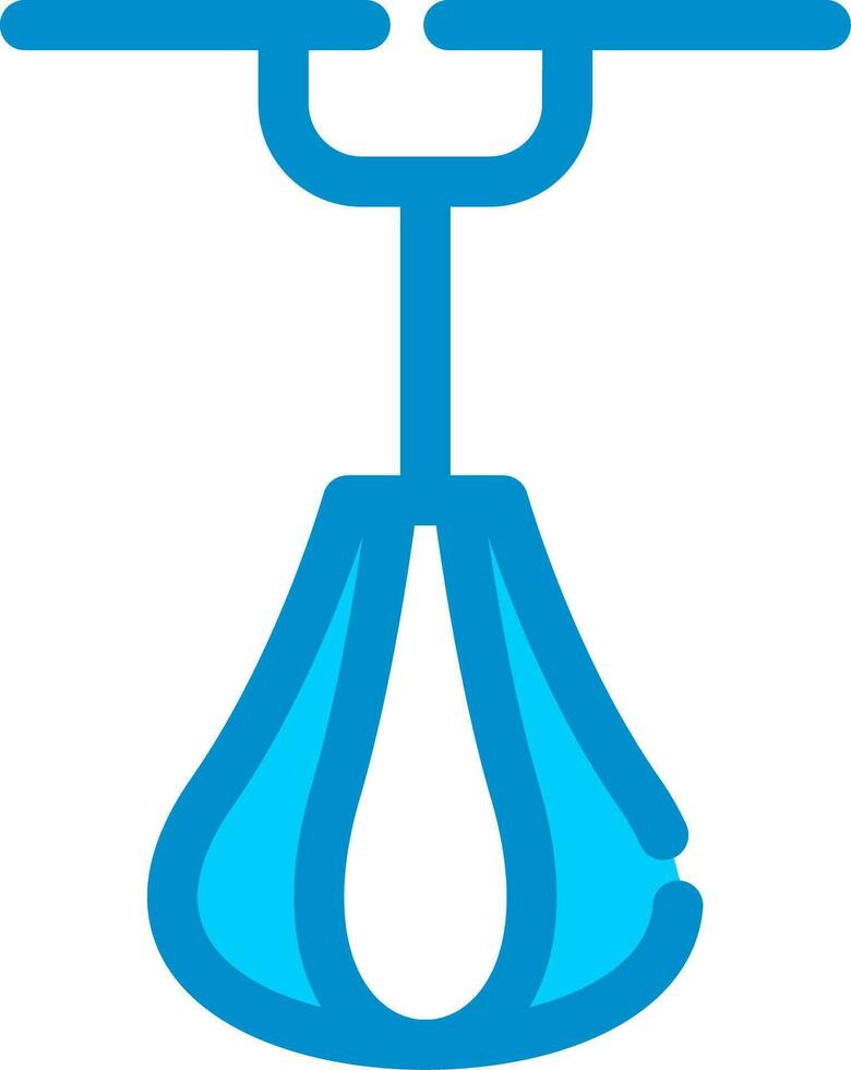 Line Filled Blue vector