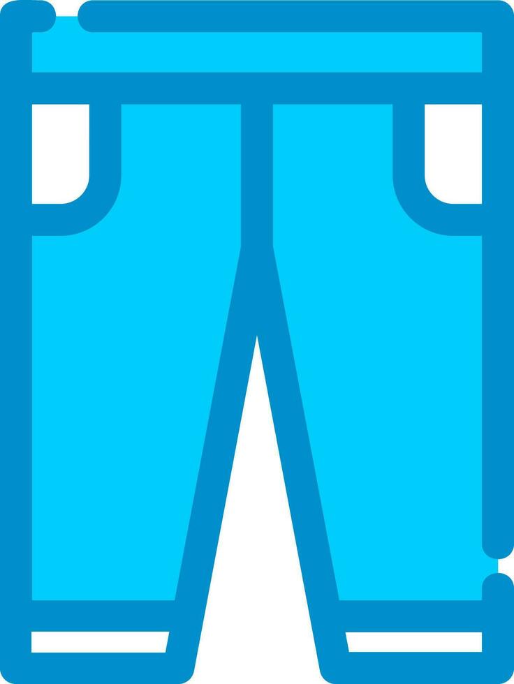 diseño de icono creativo de pantalones vector