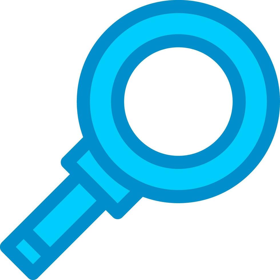 Magnifying Creative Icon Design vector