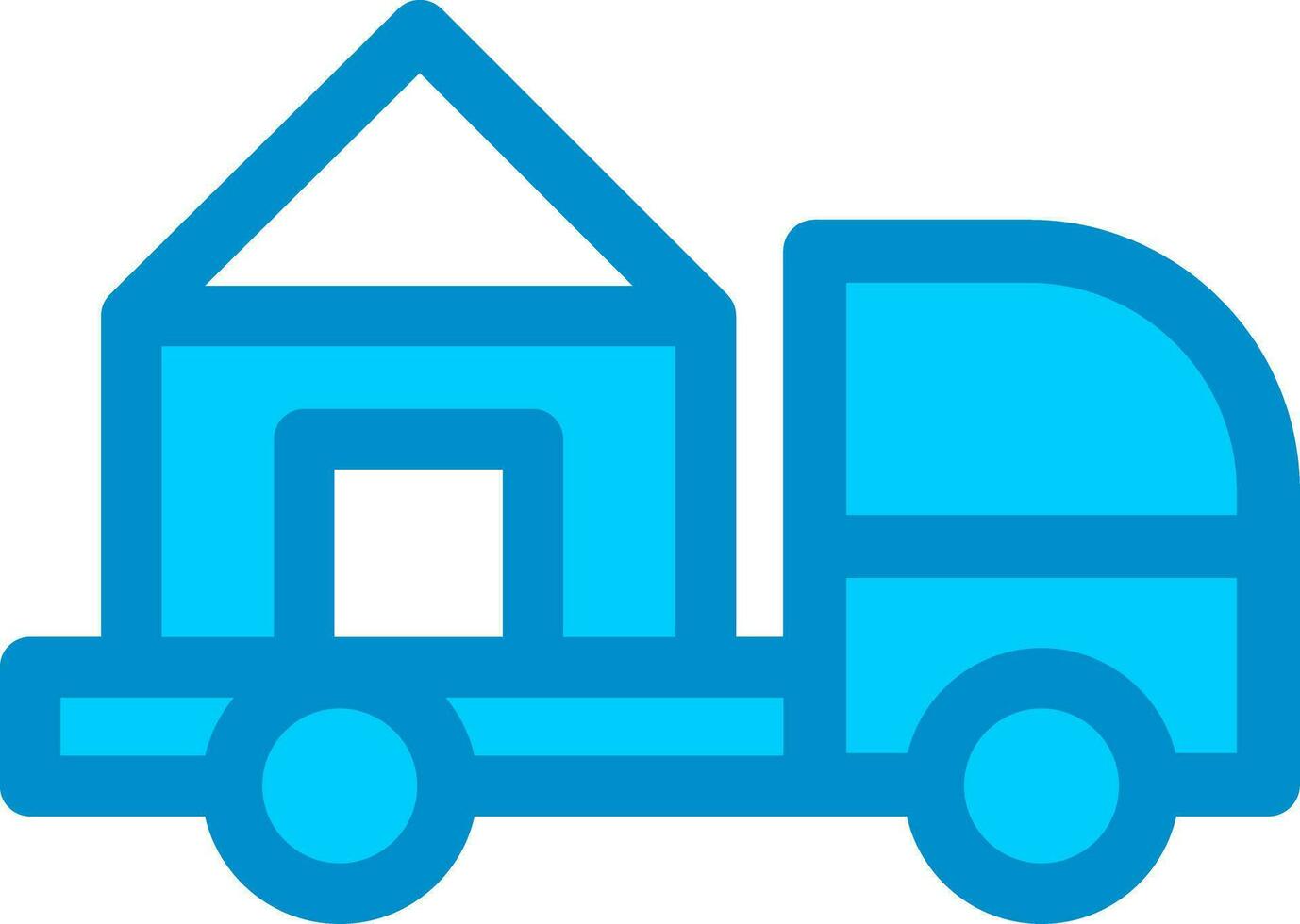 Moving Truck Creative Icon Design vector
