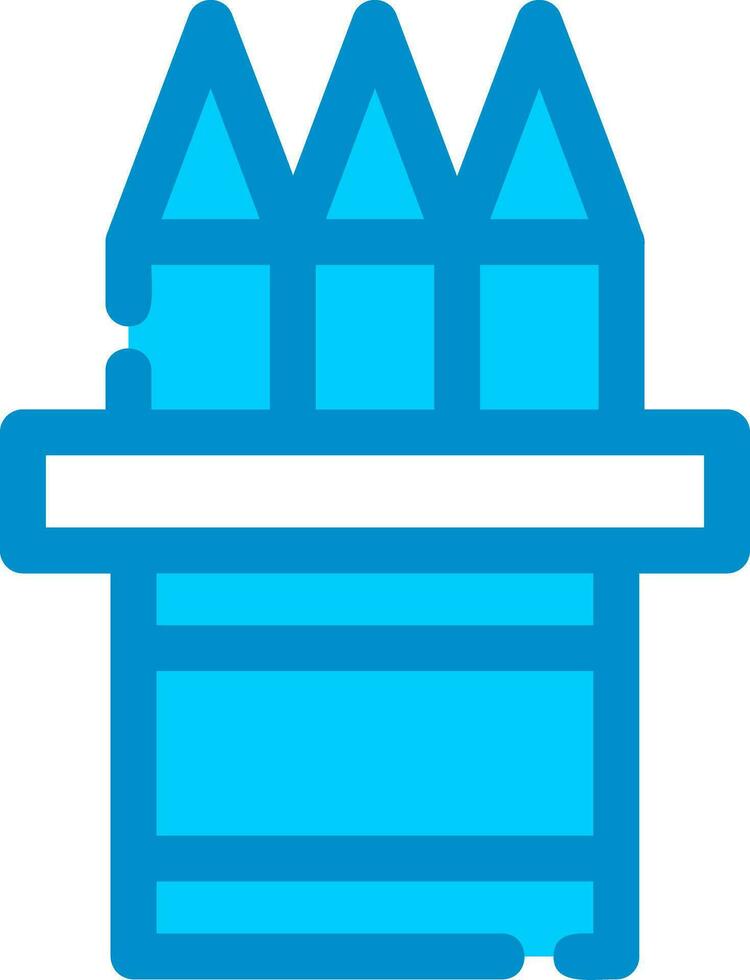 Pencil Case Creative Icon Design vector