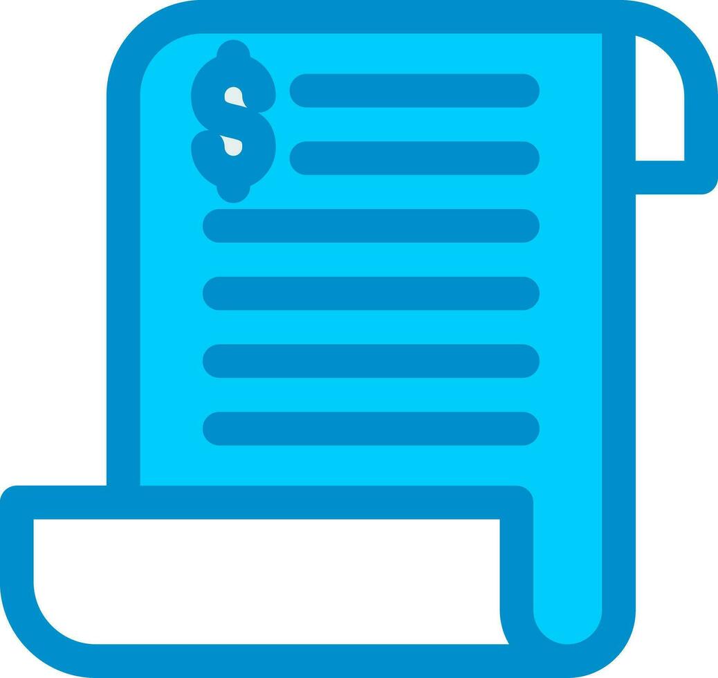 Bill Creative Icon Design vector