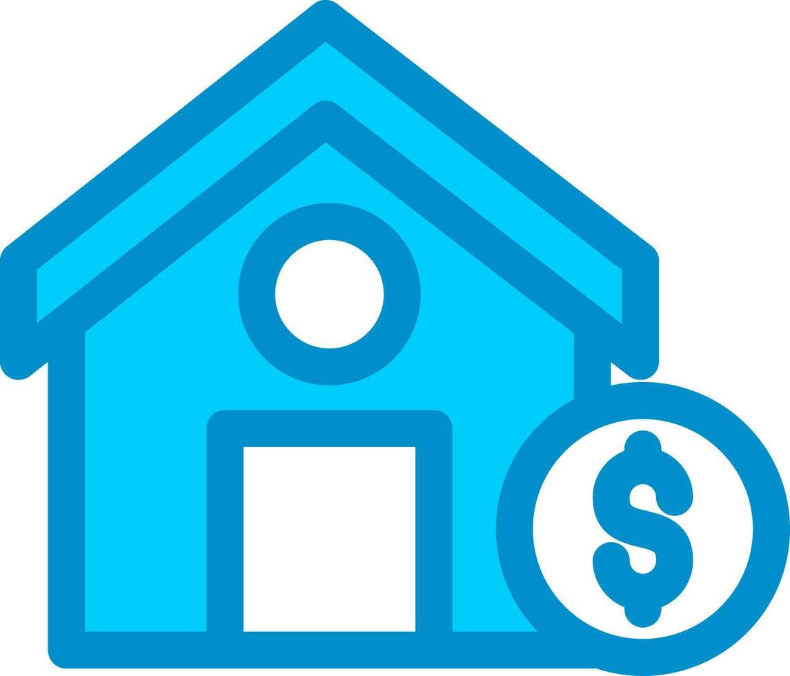 House Sale Creative Icon Design vector