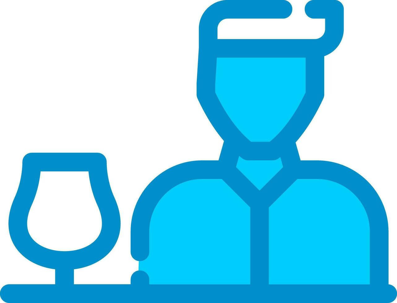 Bartender Creative Icon Design vector