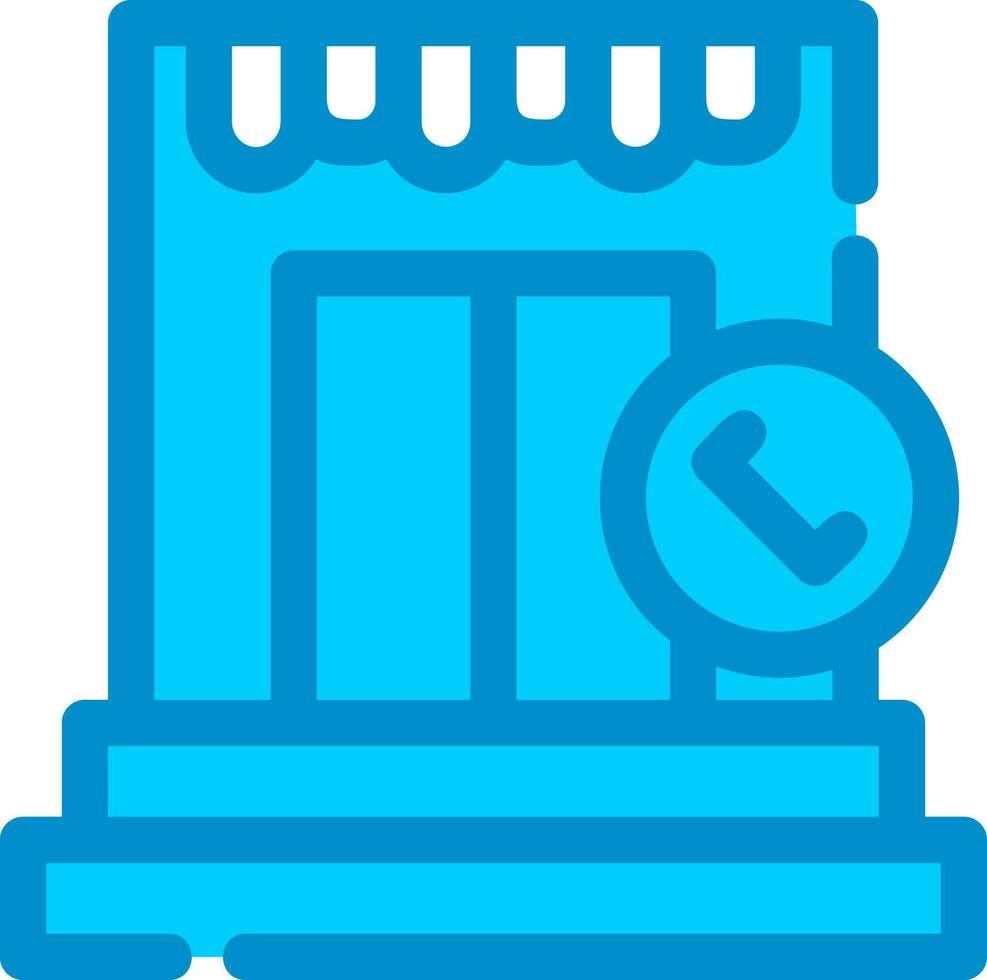 Phone Booth Creative Icon Design vector