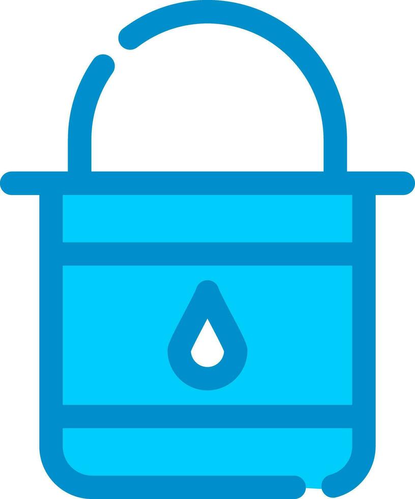 Paint Bucket Creative Icon Design vector