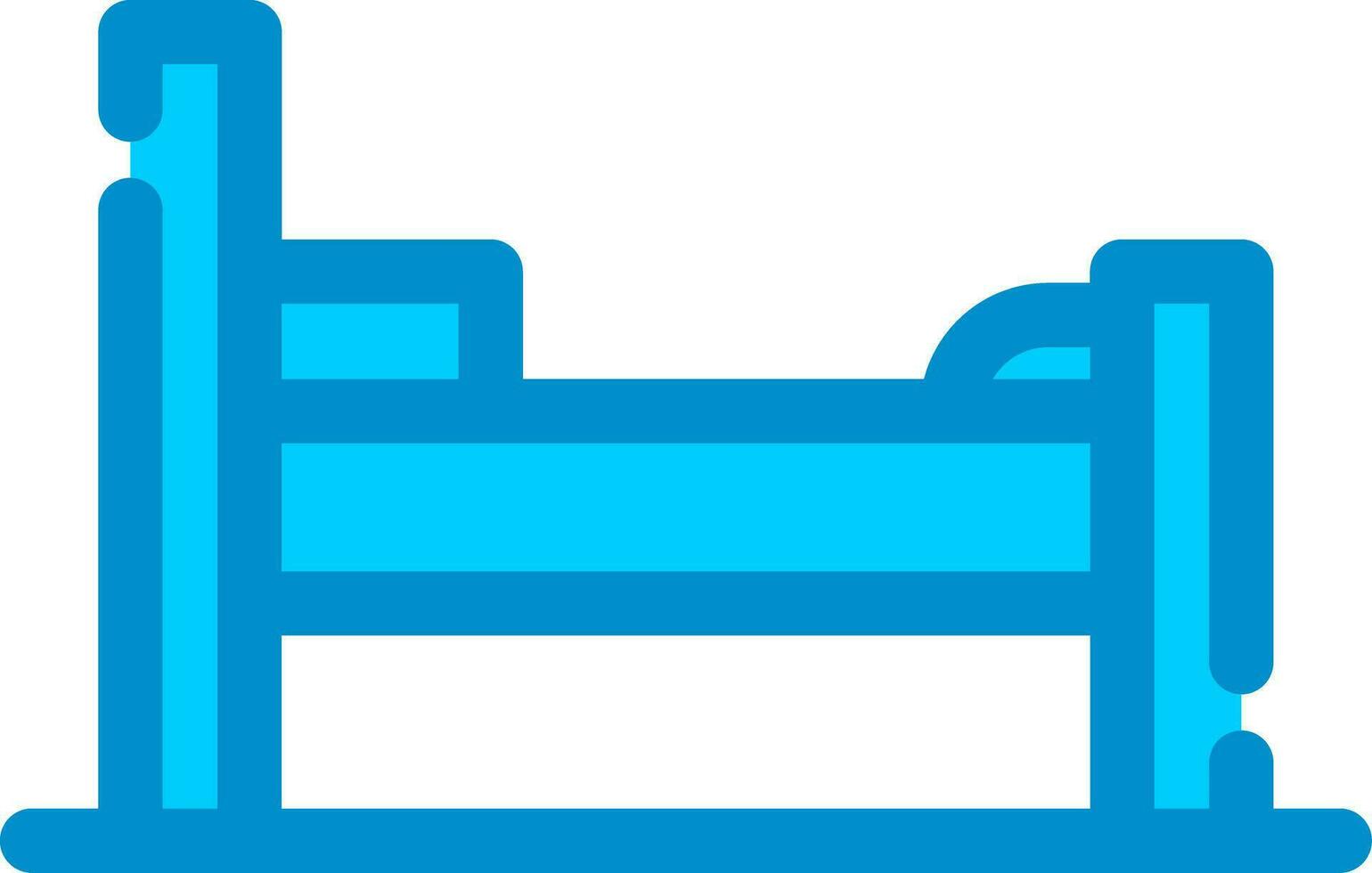 Bed Creative Icon Design vector