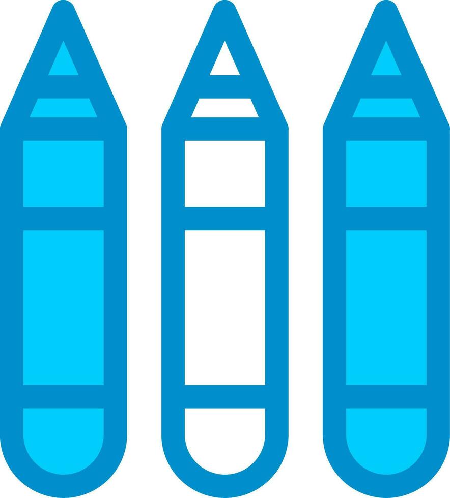 Crayons Creative Icon Design vector