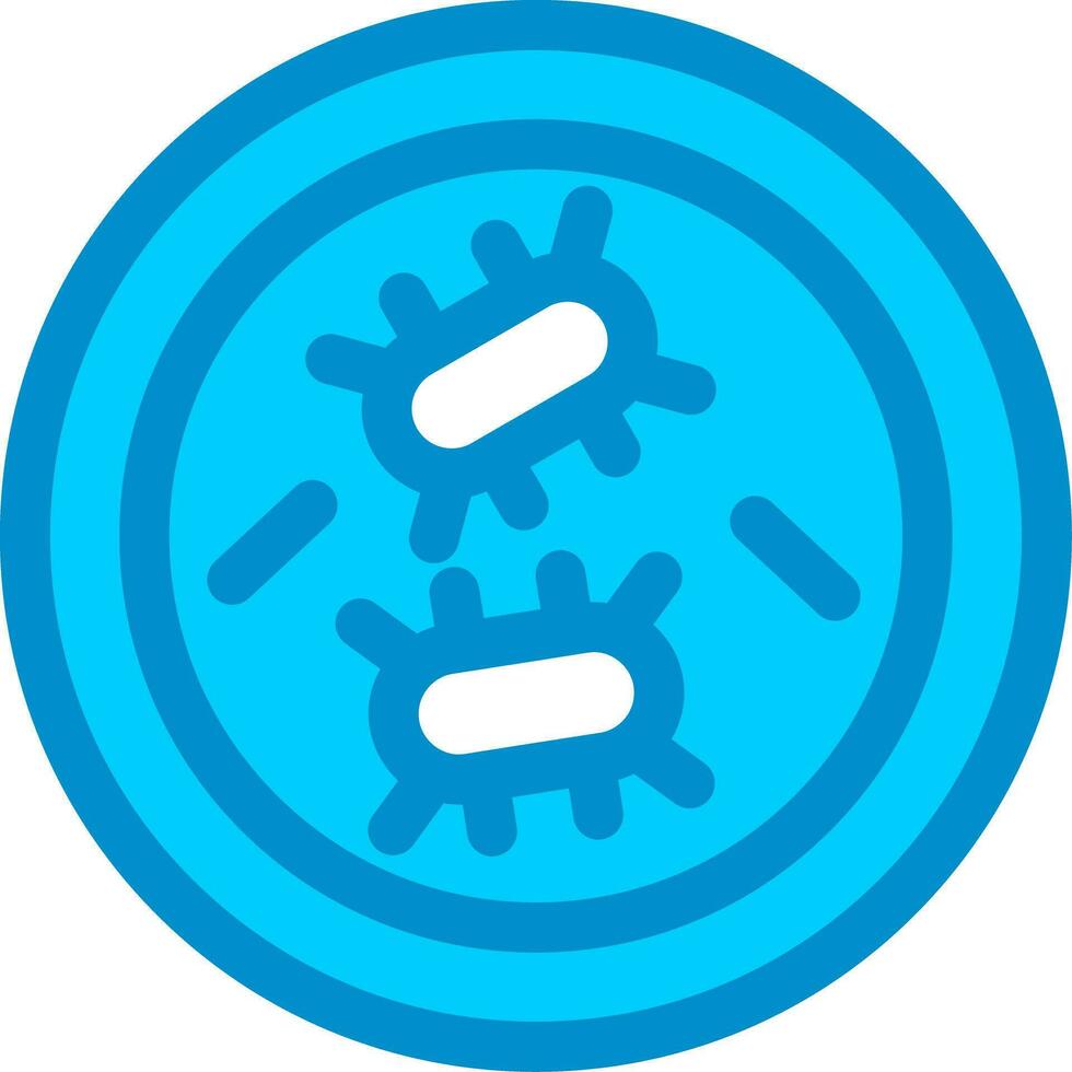 Petri Dish Creative Icon Design vector