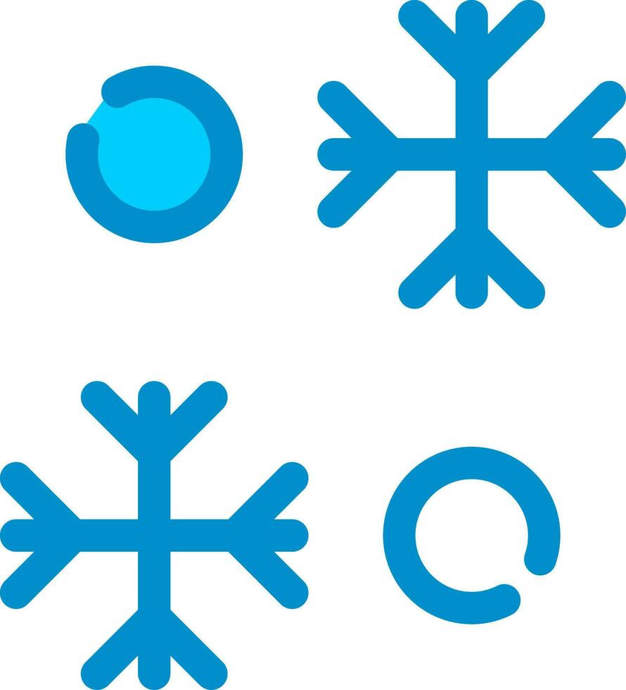 Snowflake Creative Icon Design vector