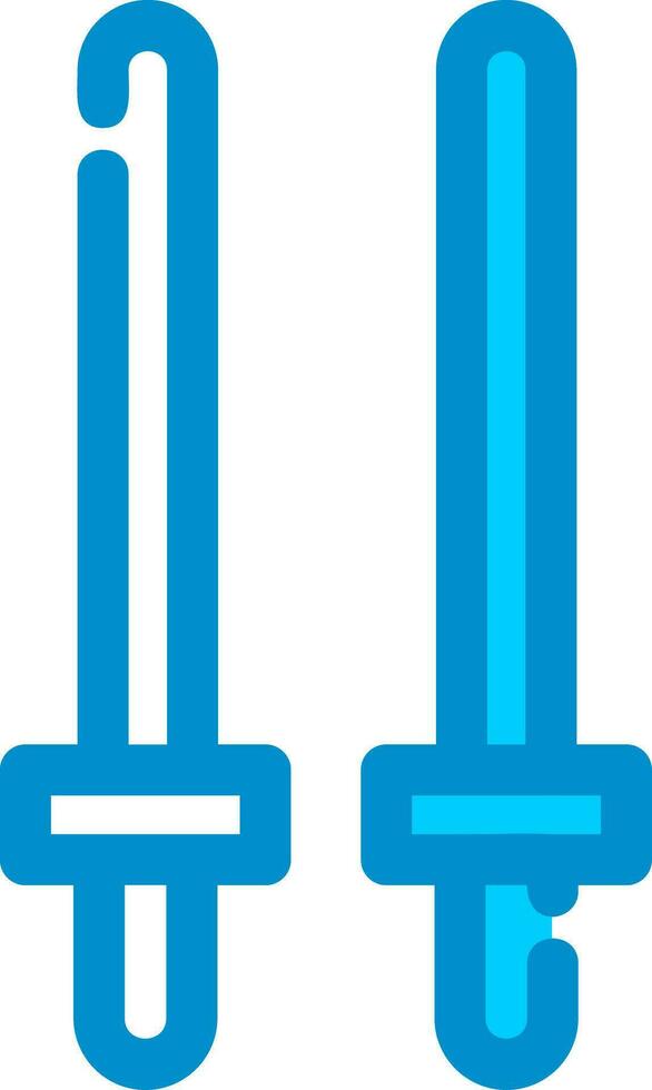 Fencing Creative Icon Design vector