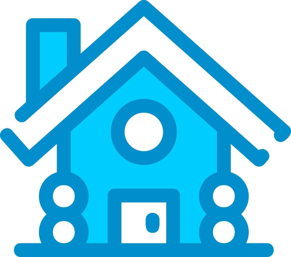 Cabin Creative Icon Design vector