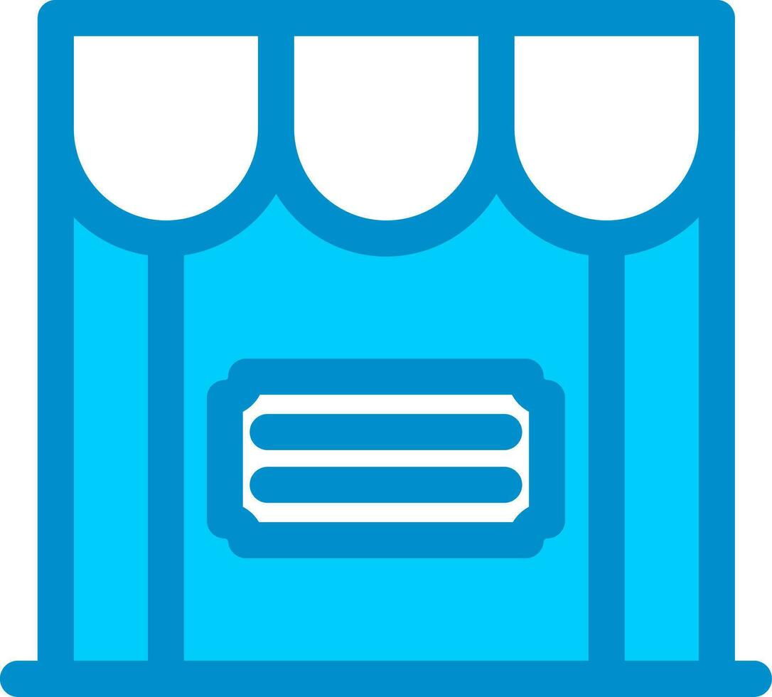 Ticket Office Creative Icon Design vector