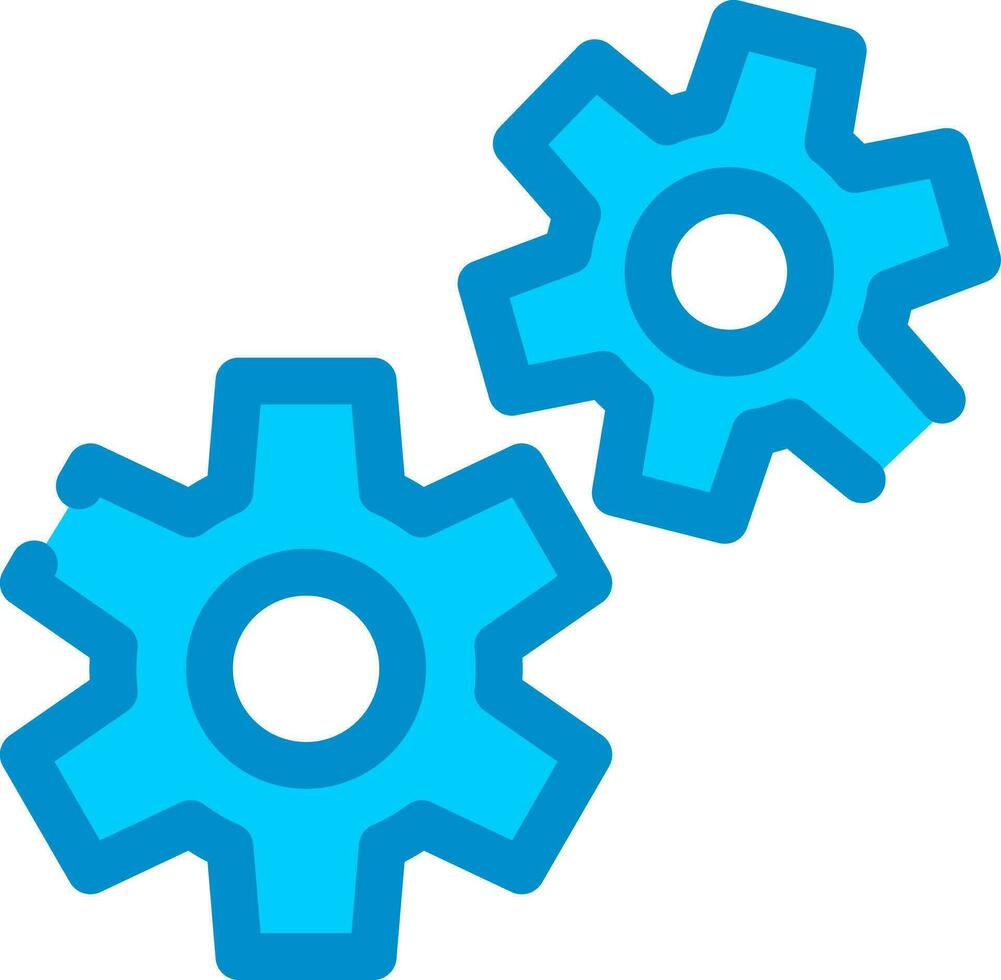 Cogwheels Creative Icon Design vector