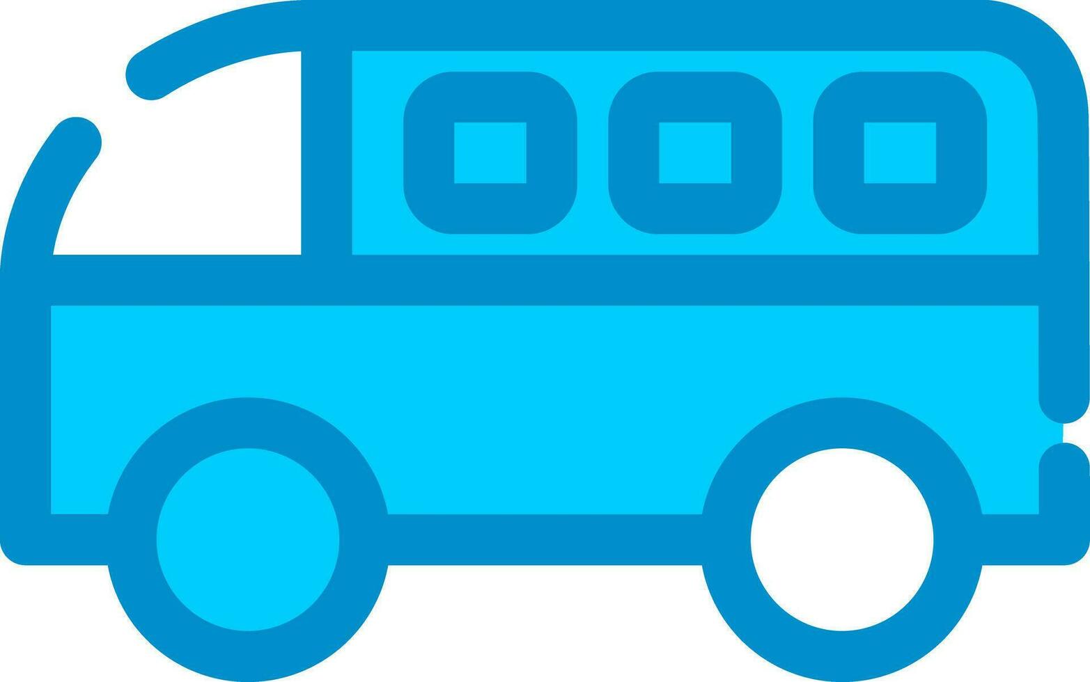 Minivan Creative Icon Design vector