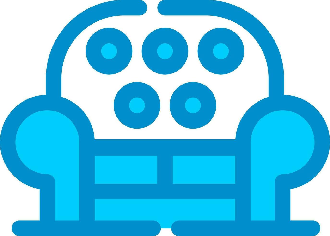 Sofa Creative Icon Design vector