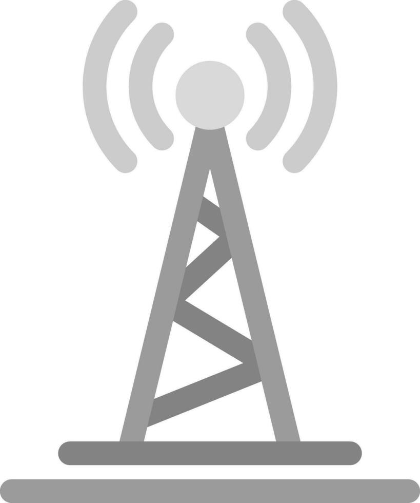 Radio Tower Creative Icon Design vector