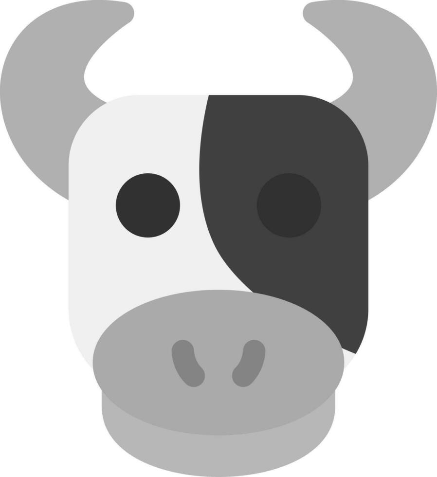 diseño de icono creativo de vaca vector
