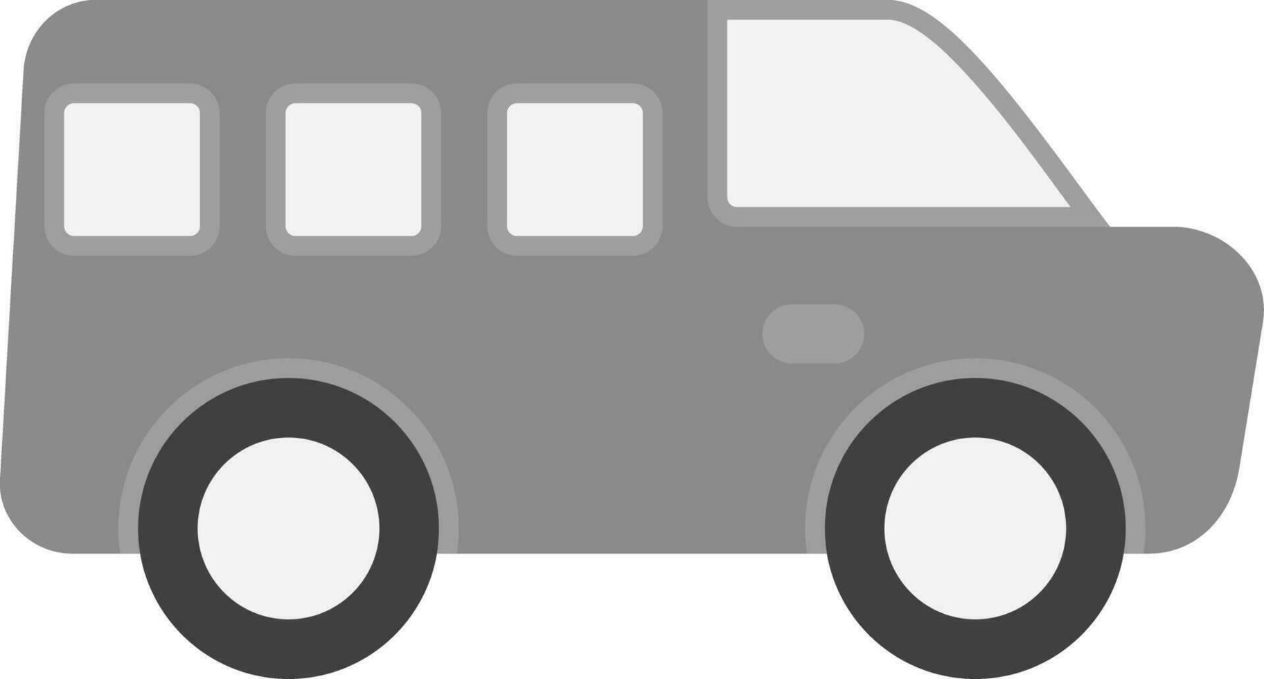 Minivan Creative Icon Design vector