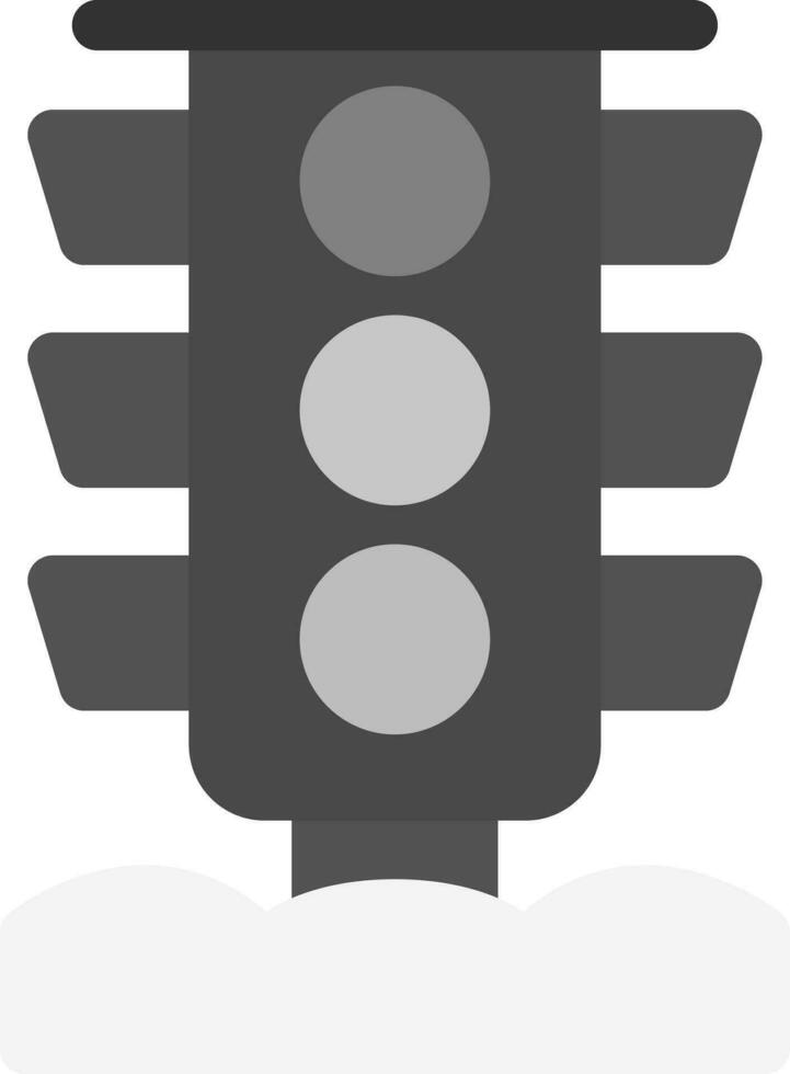 Traffic Light Creative Icon Design vector