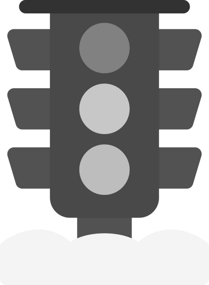 Traffic Light Creative Icon Design vector